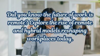 Embracing Remote Work and Hybrid Models